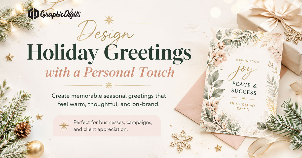 Holiday greeting cards by Graphic Digits