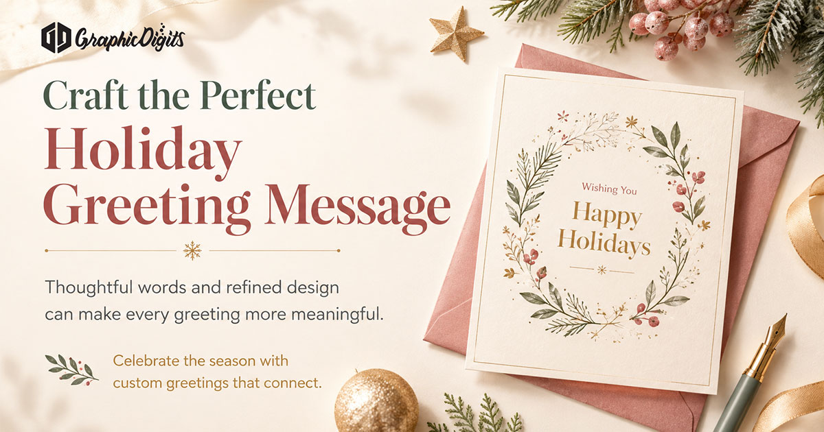 Holiday greeting messages by Graphic Digits