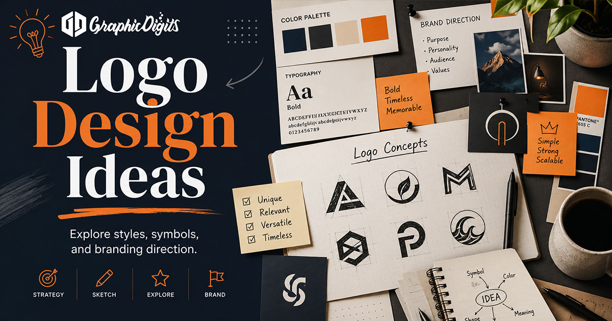 Modern logo design ideas by Graphic Digits