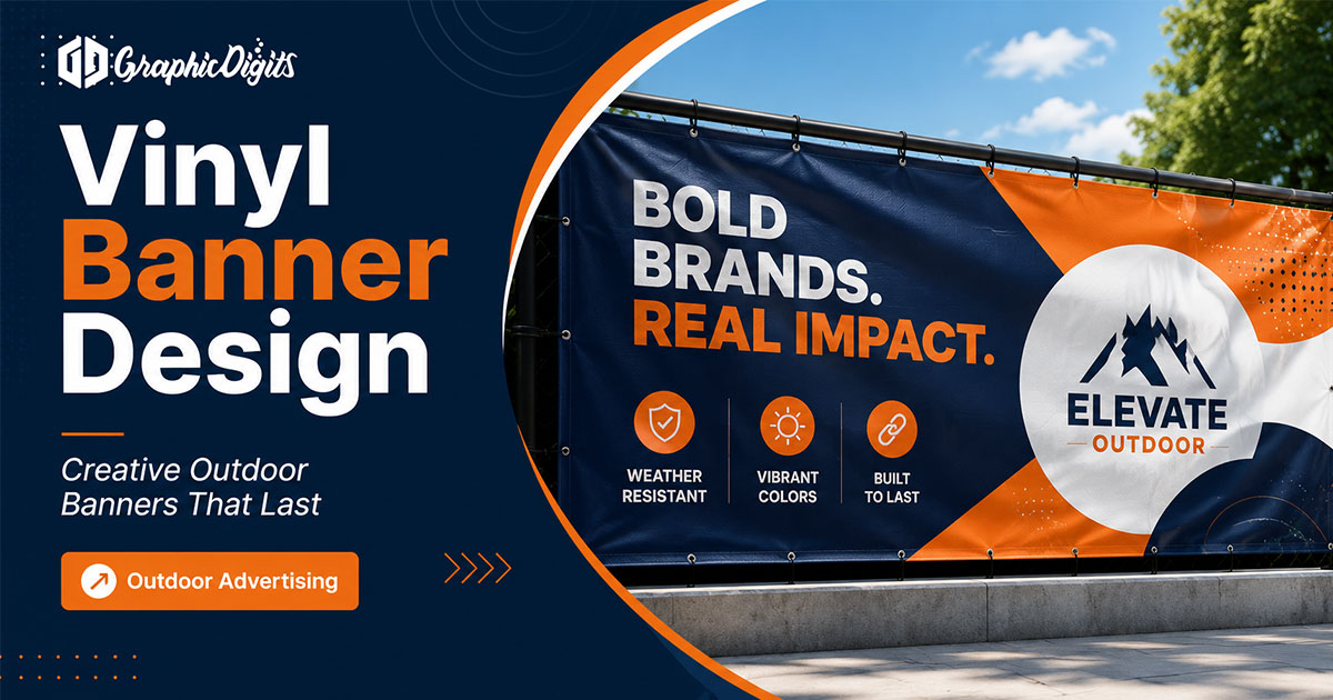 Outdoor banner design by Graphic Digits
