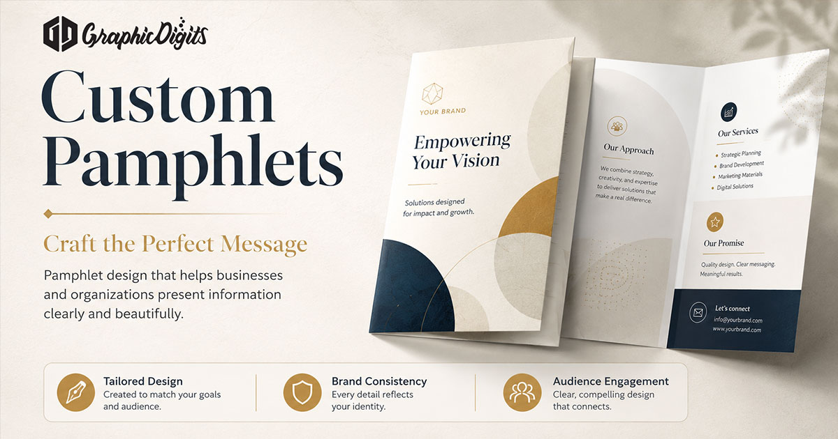 Pamphlet designers by Graphic Digits