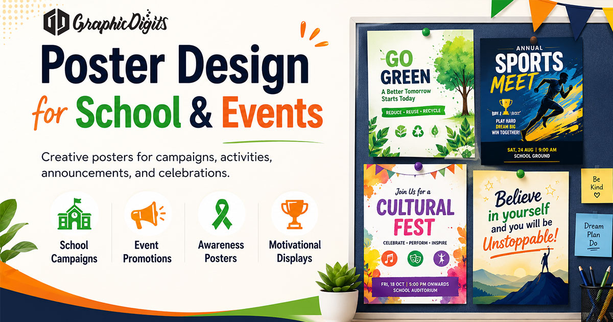 Poster design graphic by Graphic Digits