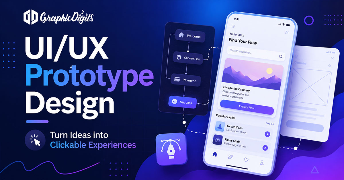 Prototype design by Graphic Digits