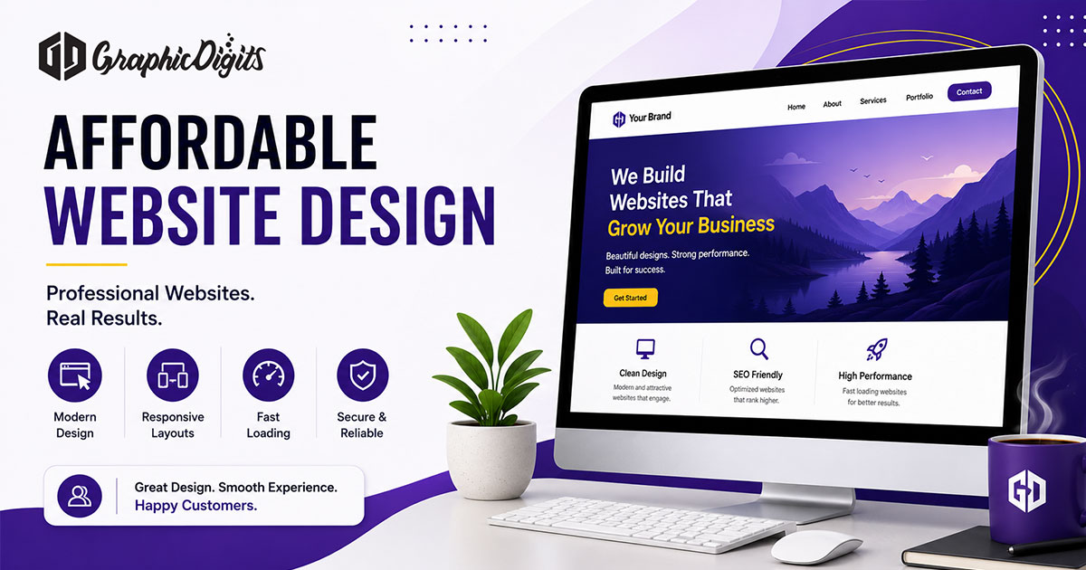 Small business website design firms by Graphic Digits