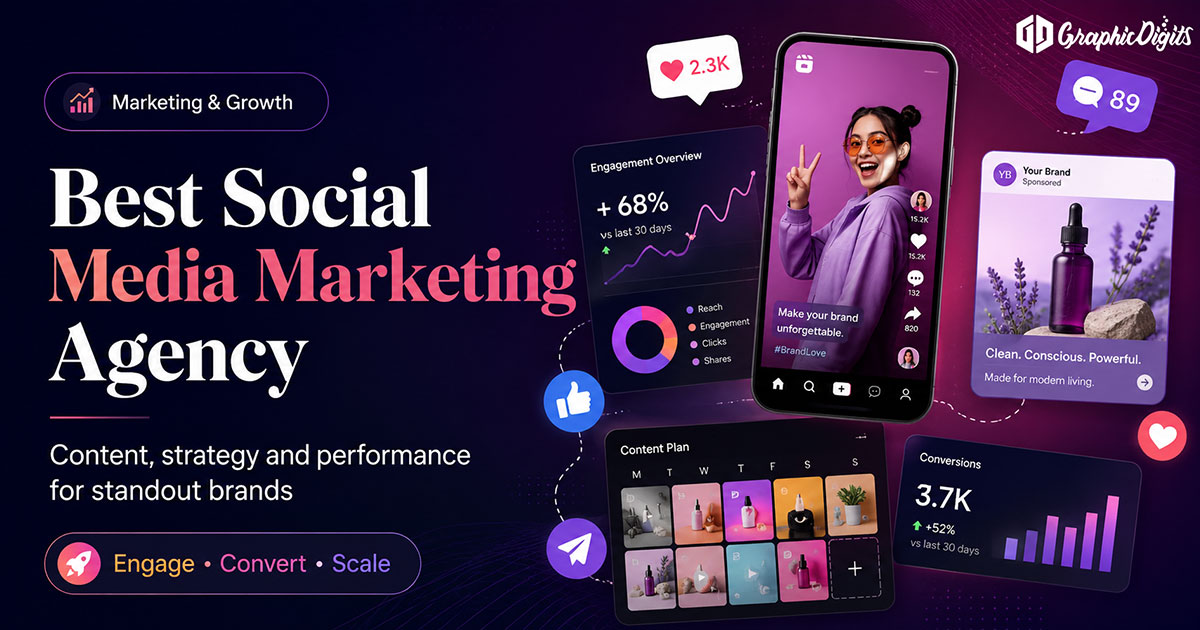 Social media marketing agency by Graphic Digits