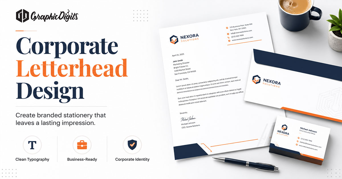 Stationery design by Graphic Digits