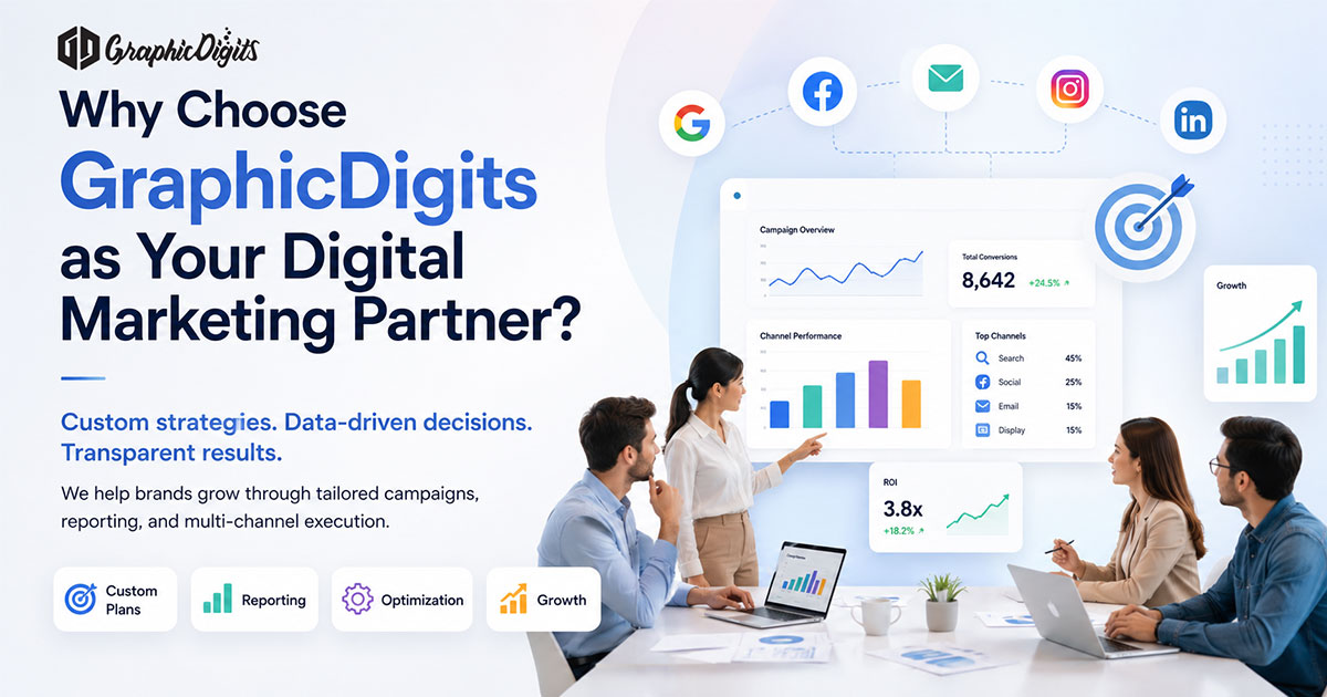 Top digital marketing agencies by Graphic Digits