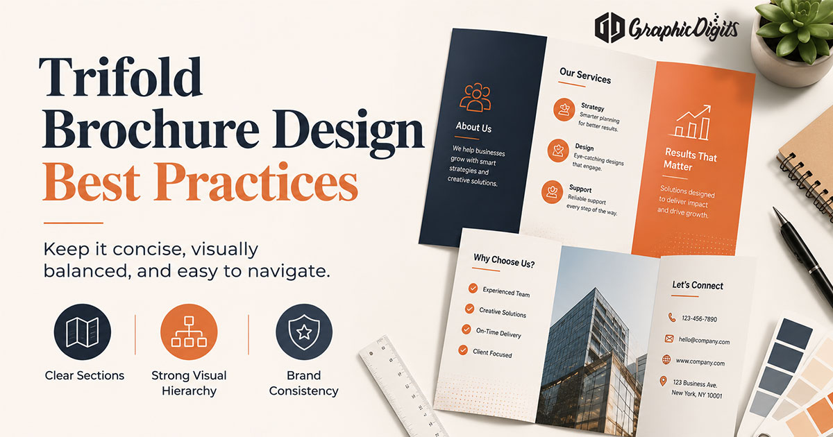 Tri-fold brochure by Graphic Digits