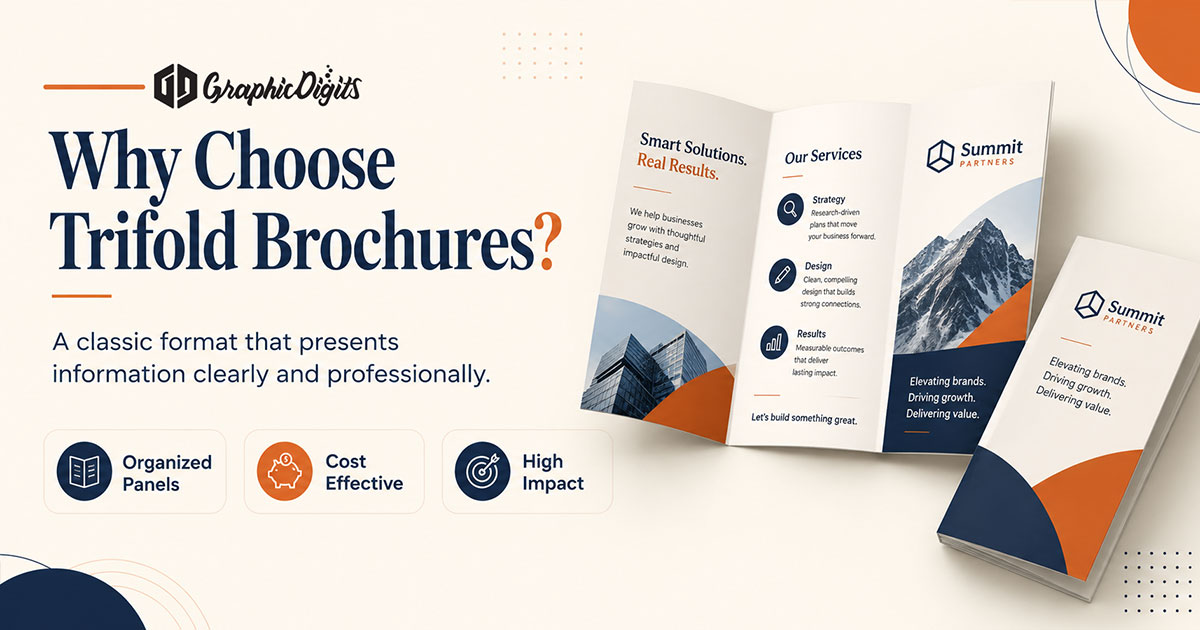 Trifold brochure by Graphic Digits