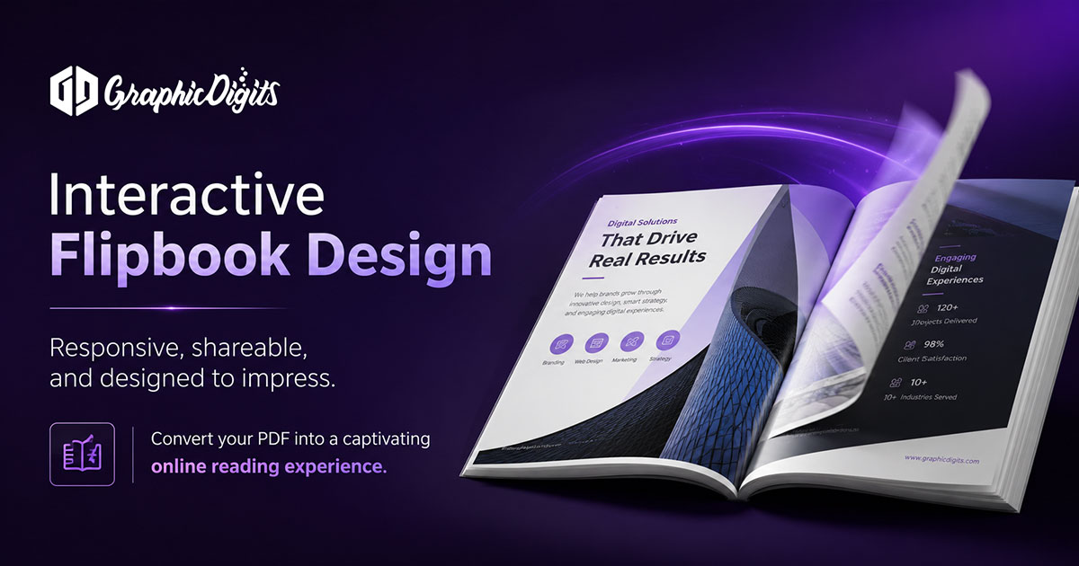 Turn PDF into an interactive flipbook