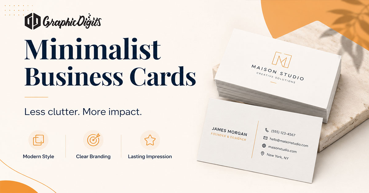 Unique business card design by Graphic Digits