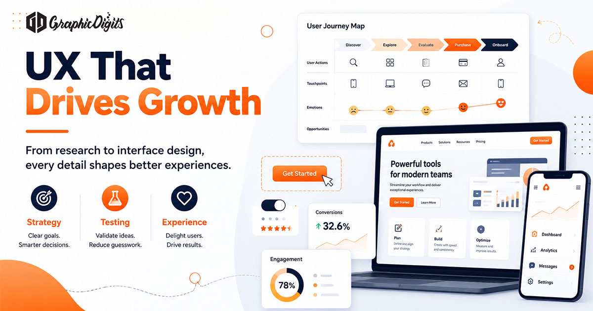 User interface design in Chicago by Graphic Digits