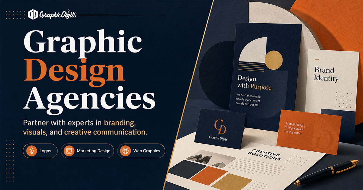 Visual branding agency services by Graphic Digits