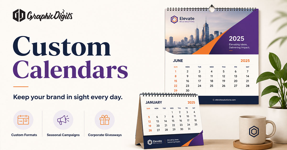 Wall calendars custom by Graphic Digits